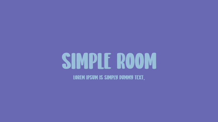 Simple Room Font