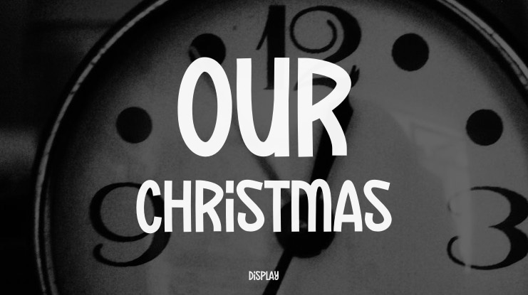 Our Christmas Font