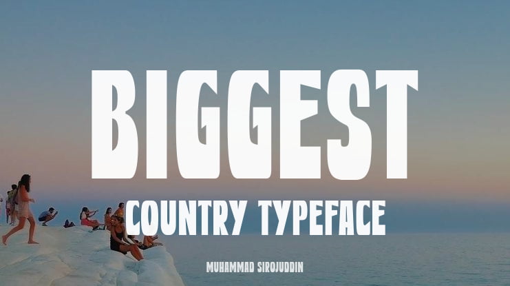 Biggest Country Font