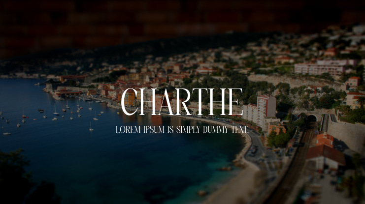 Charthe Font