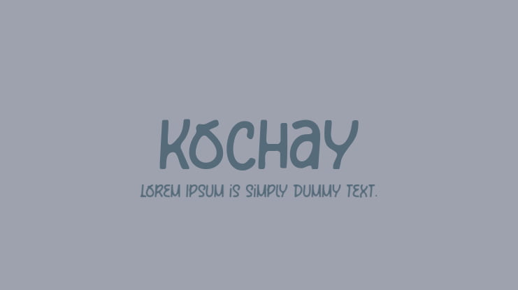 Kochay Font