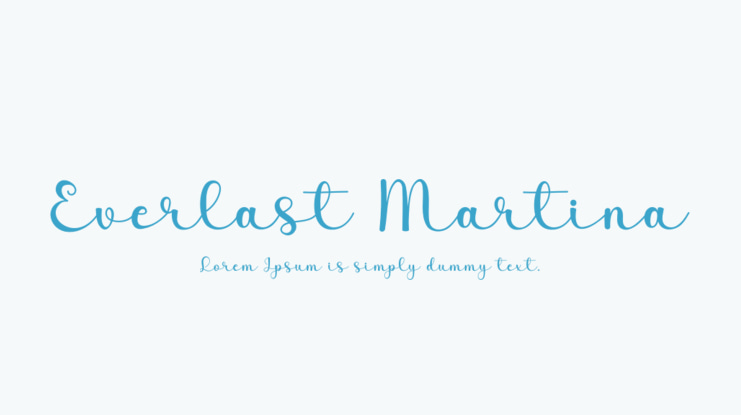 Everlast Martina Font