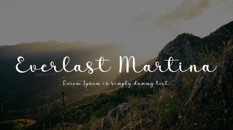 Everlast Martina Font