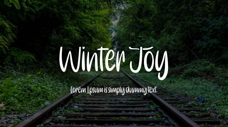 Winter Joy Font