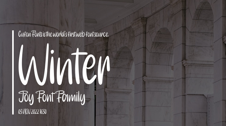 Winter Joy Font