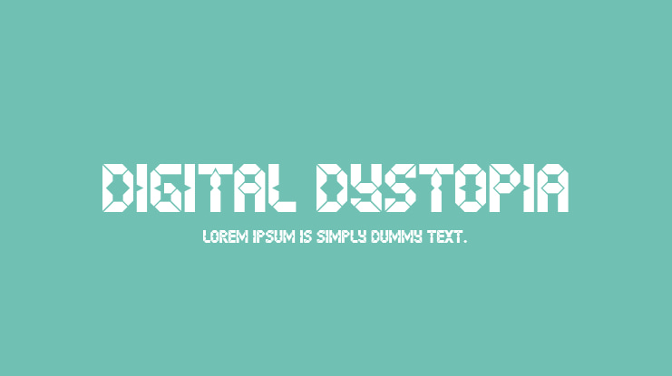 Digital Dystopia Font