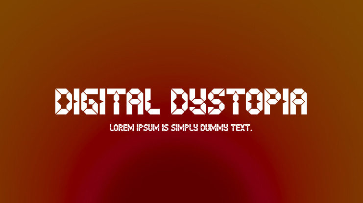 Digital Dystopia Font