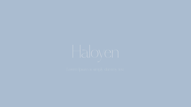 Haloyen Font
