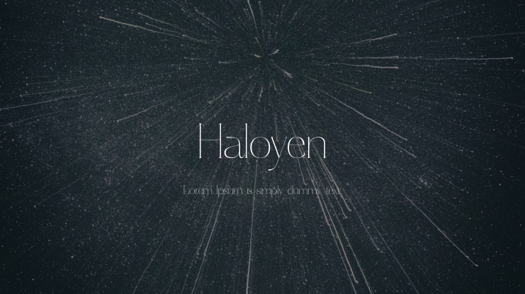 Haloyen Font