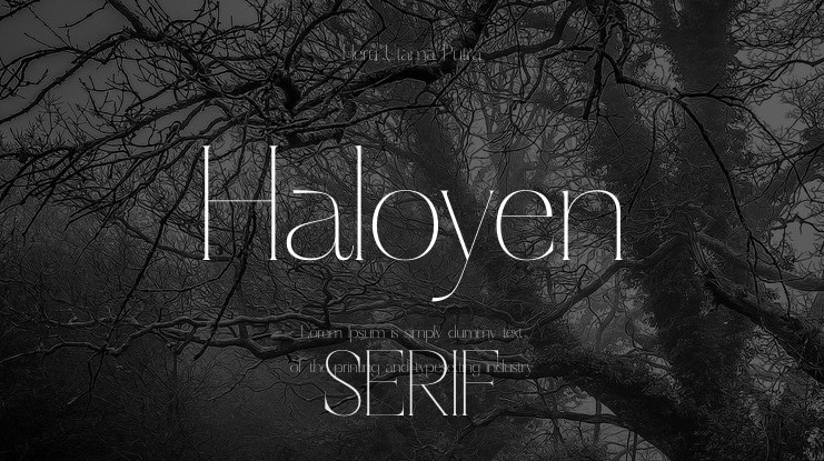 Haloyen Font