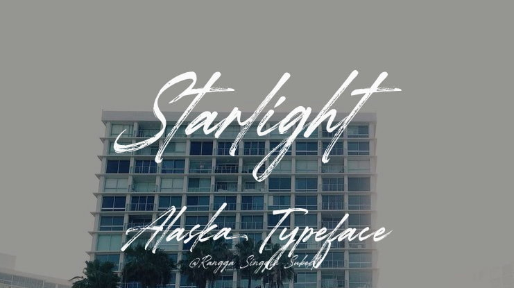 Starlight Alaska Font