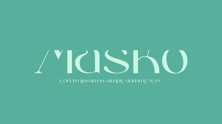 Masko Font Family