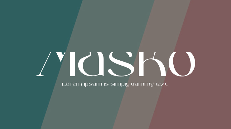 Masko Font Family