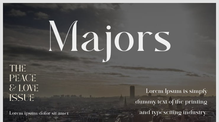 Majors Font