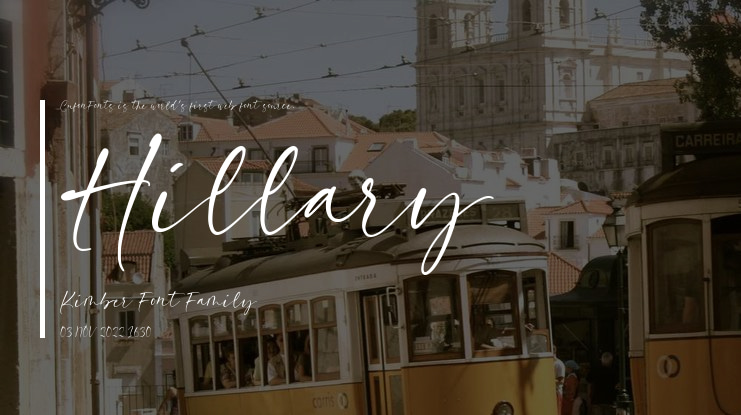 Hillary Kimber Font