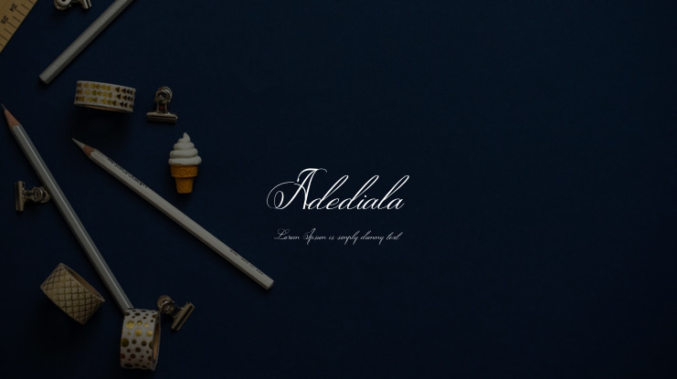 Adediala Font