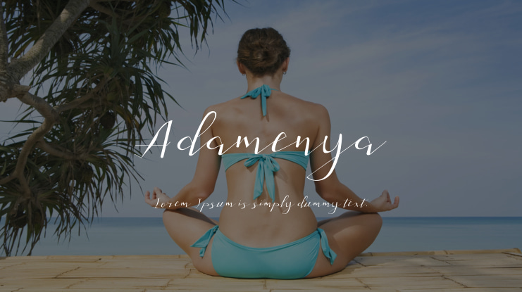 Adamenya Font