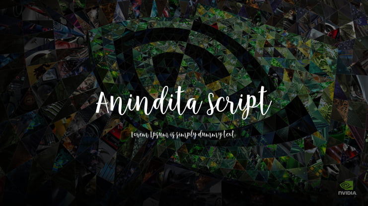 Anindita Script Font Family