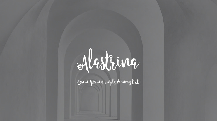 Alastrina Font