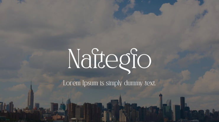 Naftegfo Font