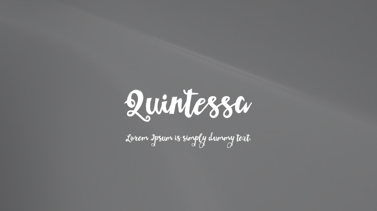 Quintessa Font