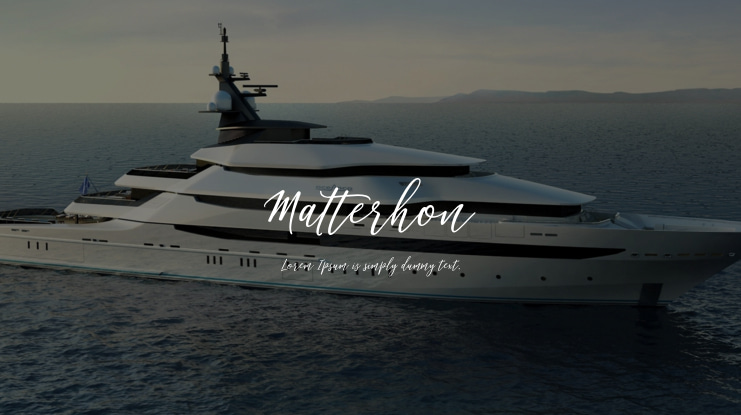 Matterhon Font Family