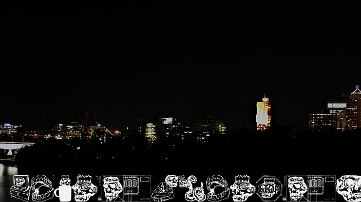 Vieraskirjan Peto Font