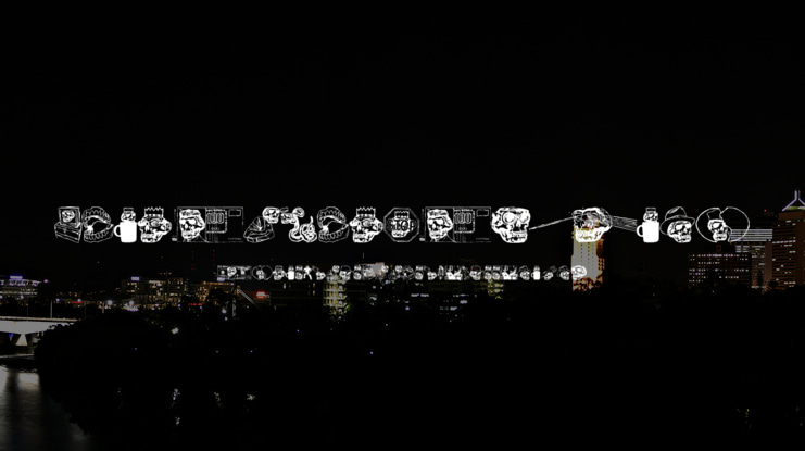 Vieraskirjan Peto Font