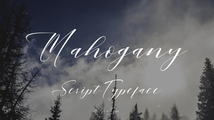 Mahogany Script Font