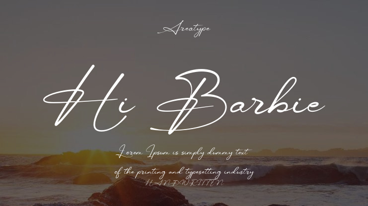 Hi Barbie Font