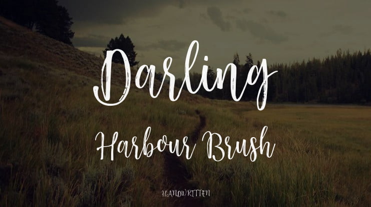 Darling Harbour Brush Font Family