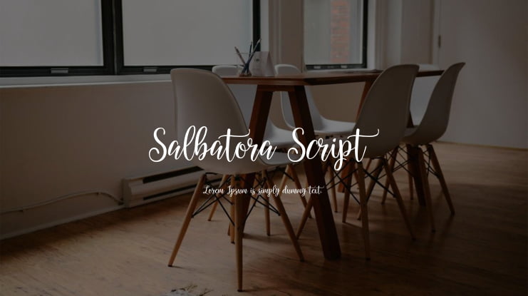 Salbatora Script Font