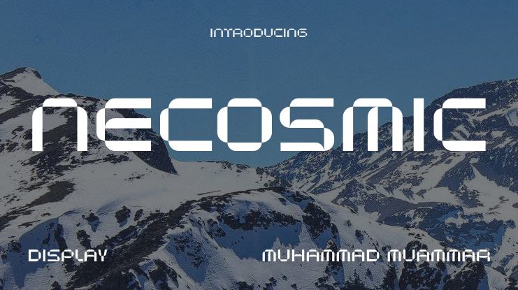 Necosmic Font