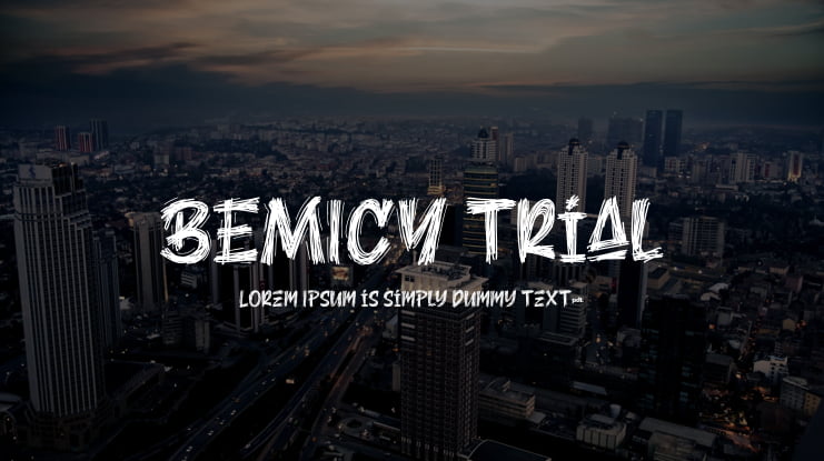 BEMICY trial Font