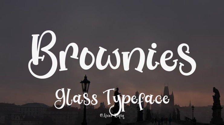 Brownies Glass Font