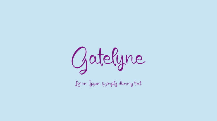 Gatelyne Font