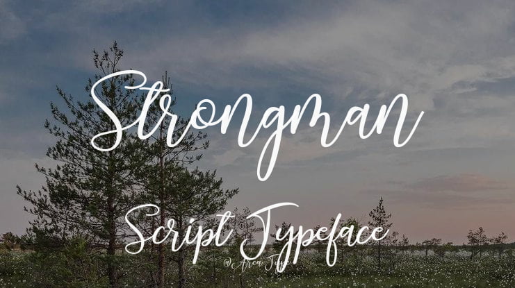 Strongman Script Font