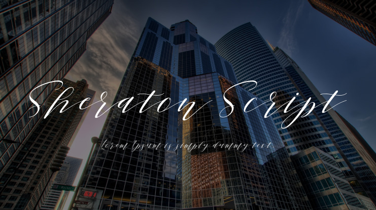 Sheraton Script Font