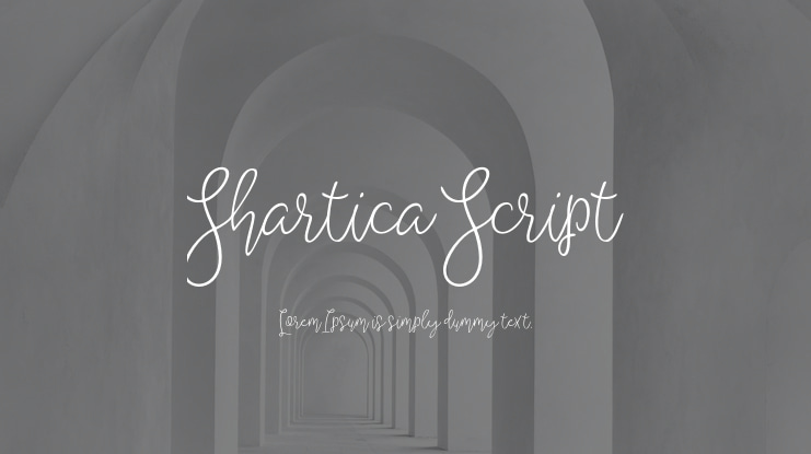 Shartica Script Font