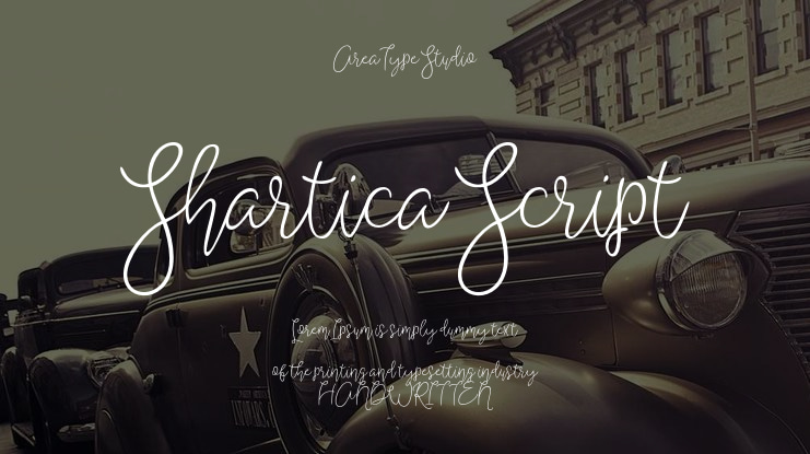 Shartica Script Font