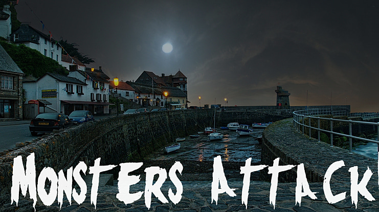 Monsters Attack ! Font