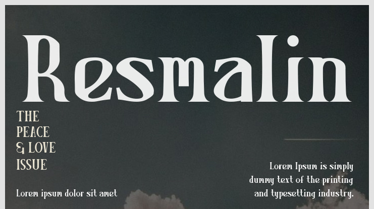 Resmalin Font