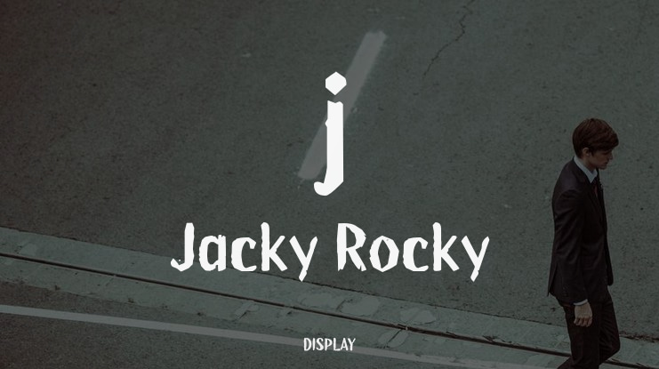 j Jacky Rocky Font