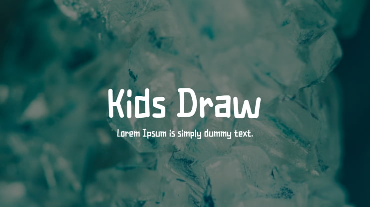 Kids Draw Font