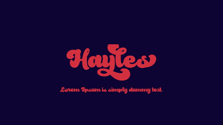 Hayles Font
