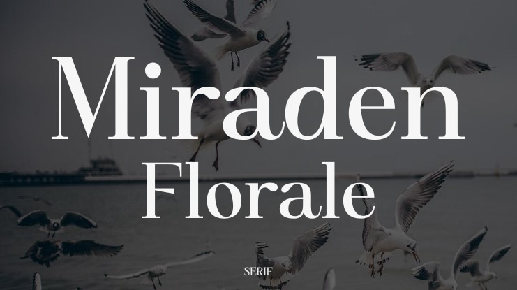 Miraden Florale Font