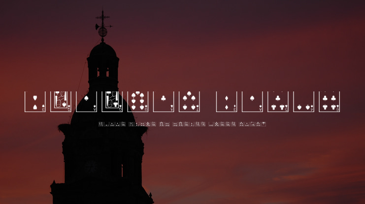 Playing Cards Font