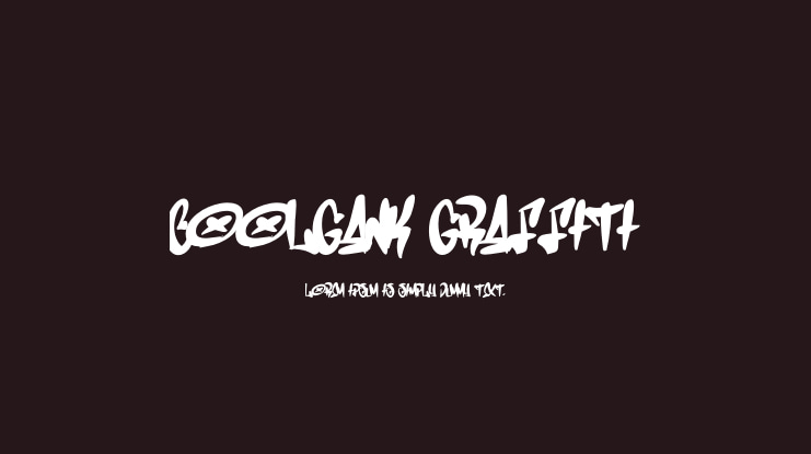 Coolgank Graffiti Font