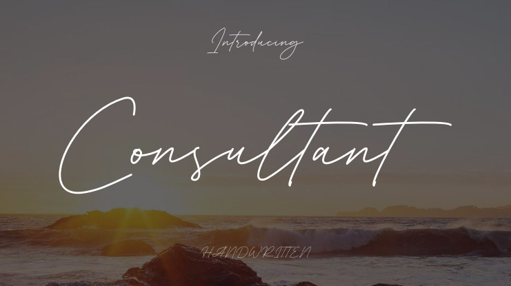 Consultant Font