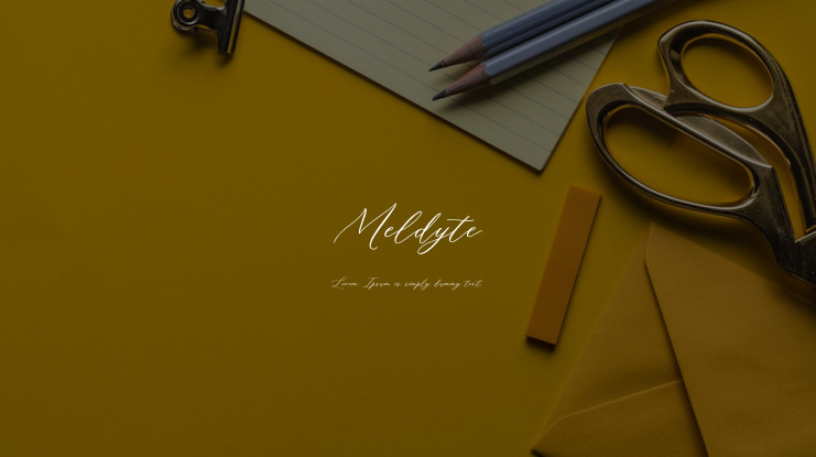 Meldyte Font